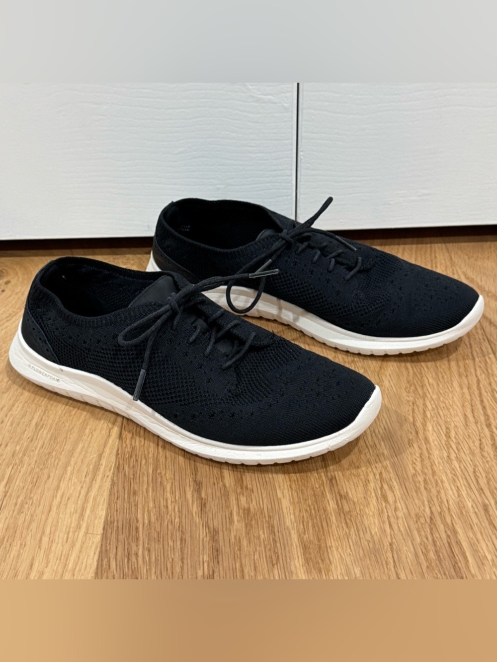 Cole Haan Women's ZERØGRAND Meritt Stitchlite Oxfords Sz 7.5 black knit sneakers - Picture 2 of 11